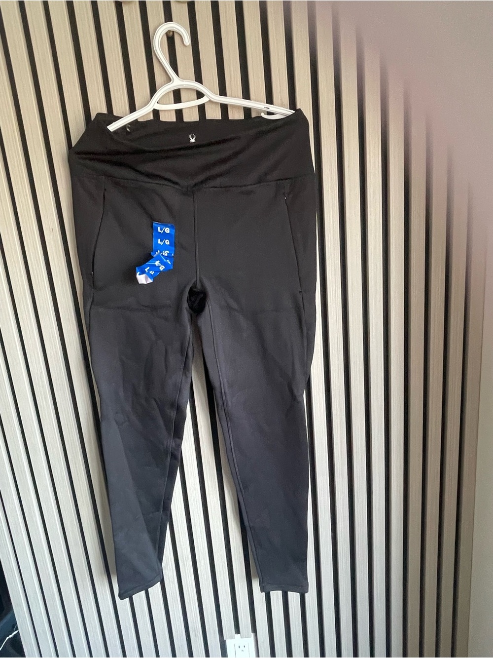NWOT Spyder Black High-Rise Performance Leggings